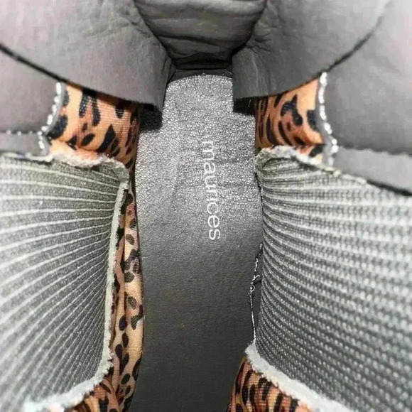 Maurice’s Smokey Grey Ankle Bootie with Zippers on the back. Women’s Size 7 1/2. - Picture 12 of 13